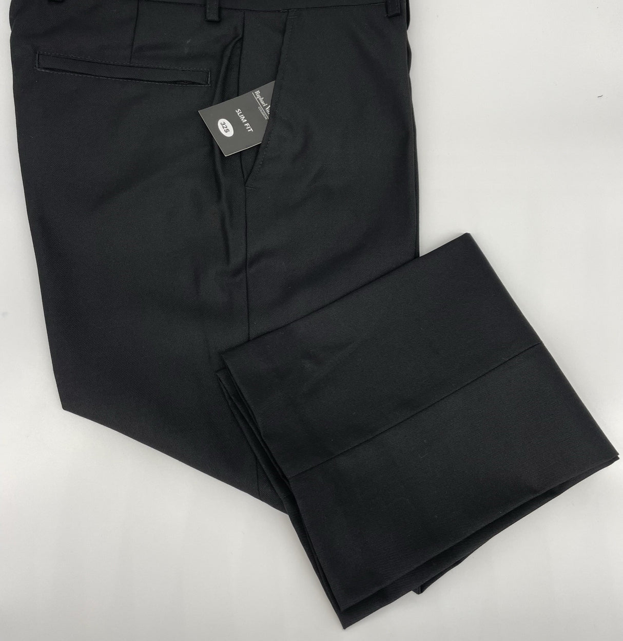 CARABOU SLIM FIT BLACK TROUSER SIZE 28"-42"