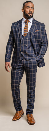 CAVANI 3 PIECE WOOL MIX HARDY SUIT