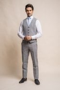 ARRIGA 3 PIECE LINEN MIX SUIT